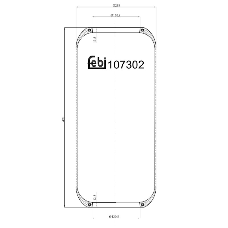 Febi Bilstein Veerbalg 107302