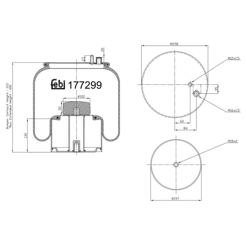 Febi Bilstein Veerbalg 177299