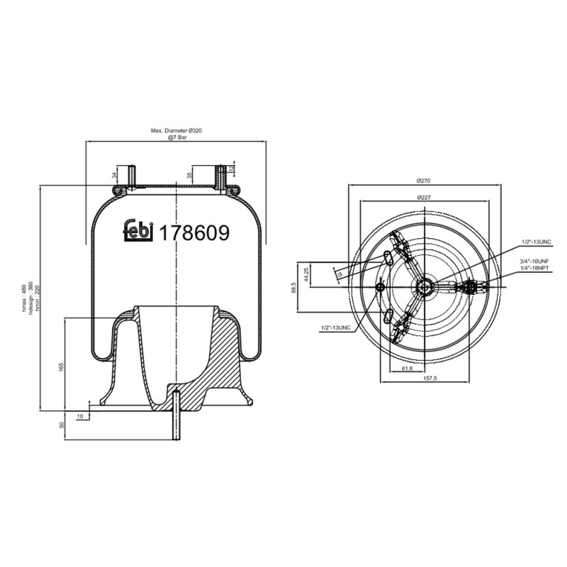 Febi Bilstein Veerbalg 178609