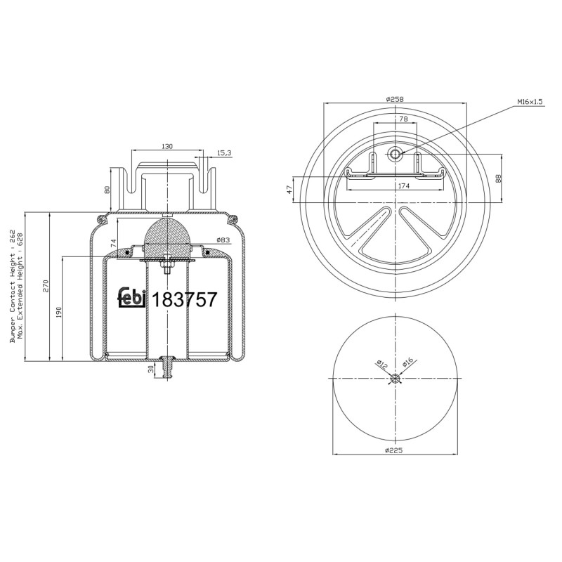 Febi Bilstein Veerbalg 183757