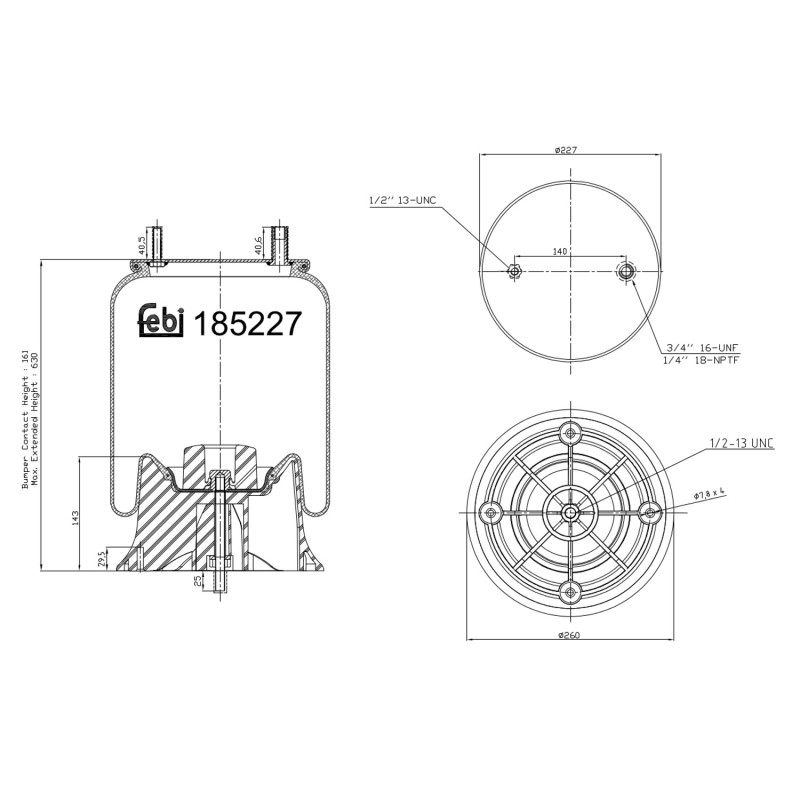 Febi Bilstein Veerbalg 185227