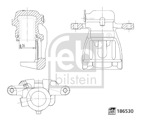 Febi Bilstein Remzadel/remklauw 186530