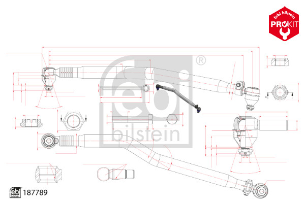 Febi Bilstein Spoorstangeind / Stuurkogel 187789