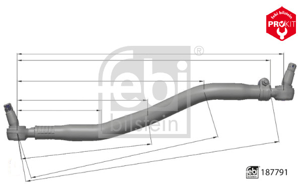 Febi Bilstein Spoorstangeind / Stuurkogel 187791