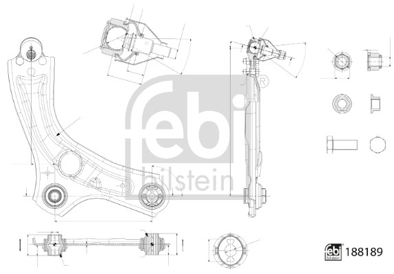 Febi Bilstein Draagarm 188189