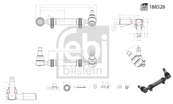 Febi Bilstein Spoorstang 188525