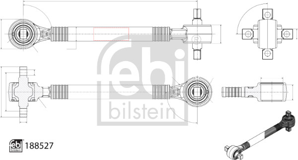 Febi Bilstein Draagarm 188527