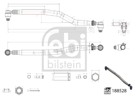 Febi Bilstein Spoorstang 188528