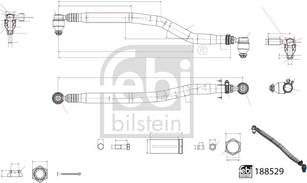 Febi Bilstein Spoorstangeind / Stuurkogel 188529