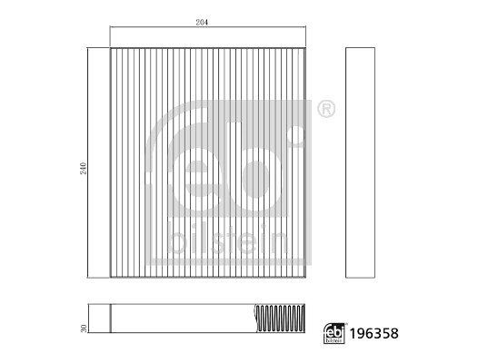 Febi Bilstein Interieurfilter 196358
