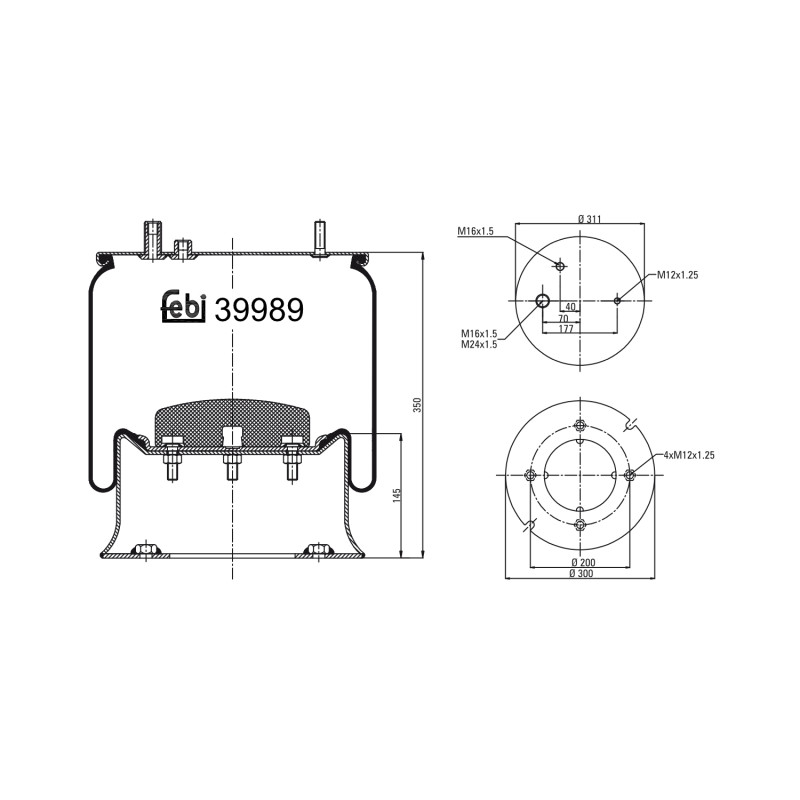 Febi Bilstein Veerbalg 39989