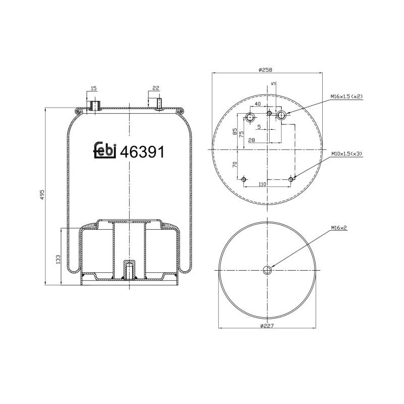 Febi Bilstein Veerbalg 46391