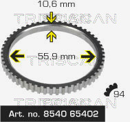 Triscan ABS ring 8540 65402