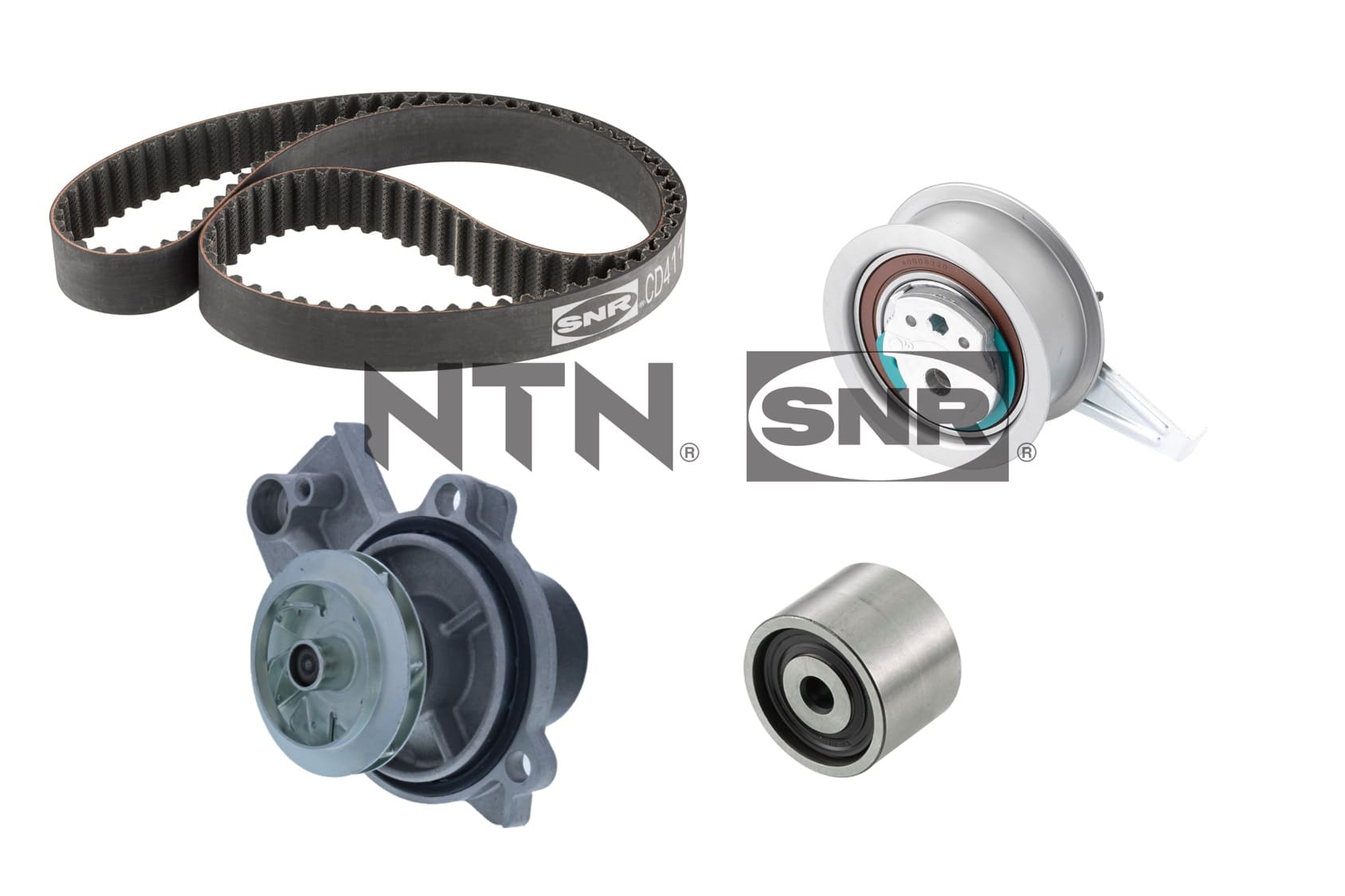 SNR Distributieriem kit inclusief waterpomp KDP457.830