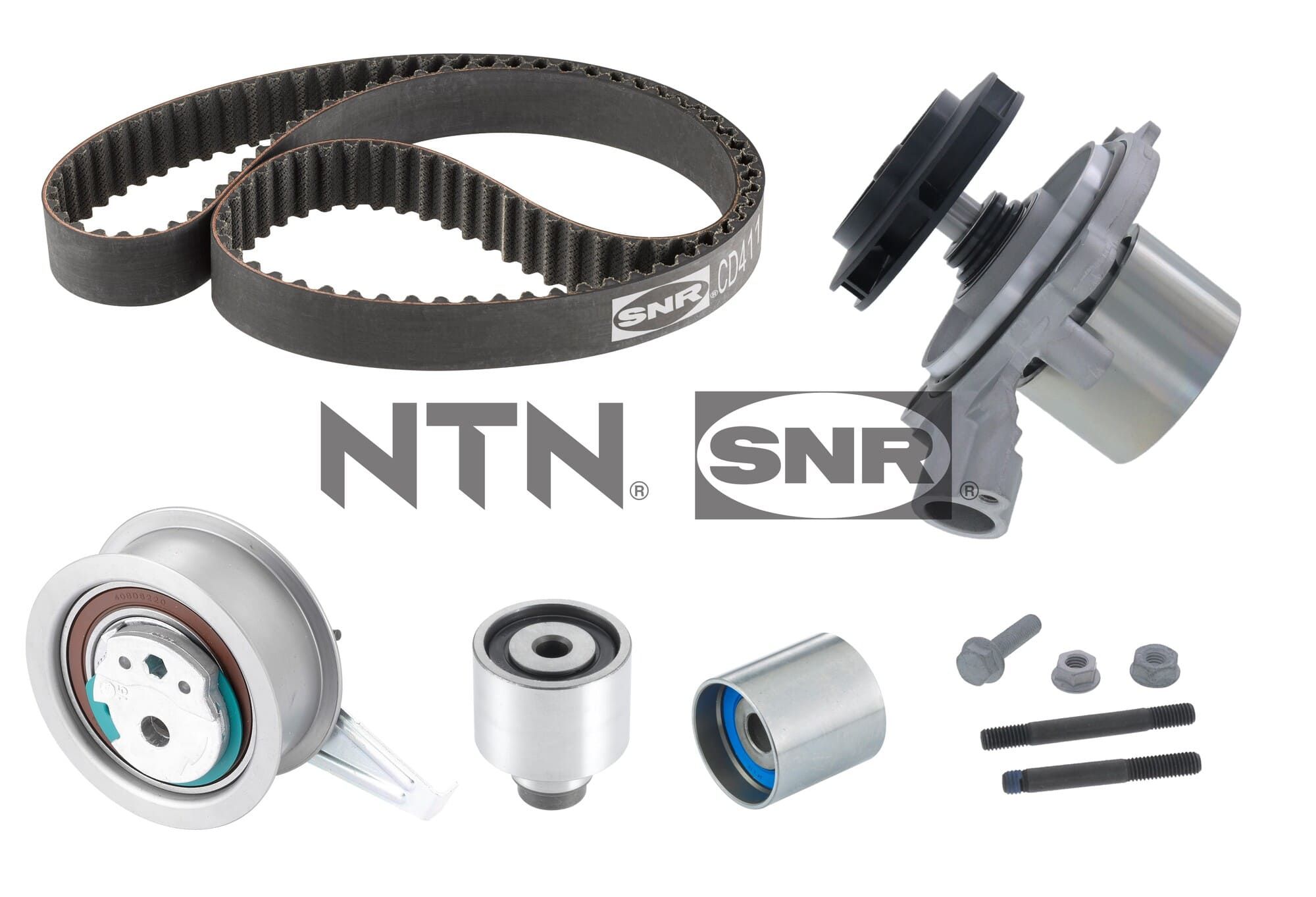 SNR Distributieriem kit inclusief waterpomp KDP457.790