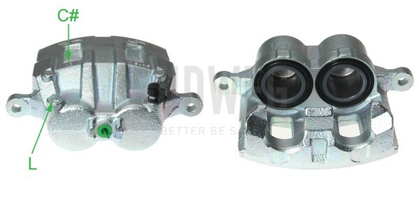 Budweg Caliper Remzadel/remklauw 344472