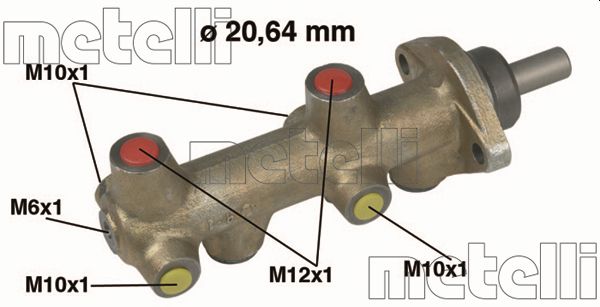 Metelli Hoofdremcilinder 05-0043