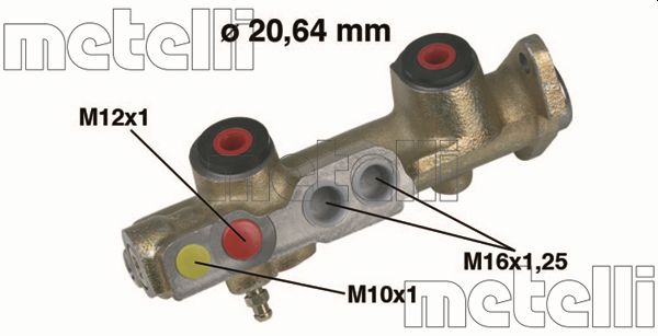 Metelli Hoofdremcilinder 05-0069