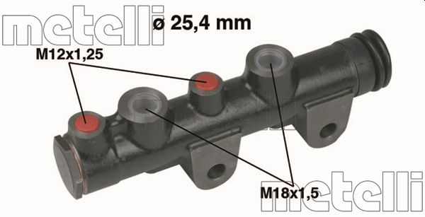 Metelli Hoofdremcilinder 05-0101