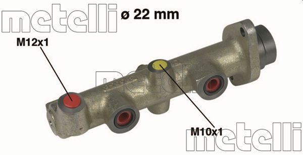 Metelli Hoofdremcilinder 05-0163