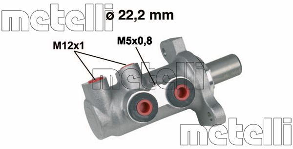 Metelli Hoofdremcilinder 05-0294