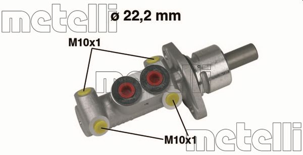 Metelli Hoofdremcilinder 05-0302