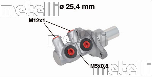 Metelli Hoofdremcilinder 05-0571