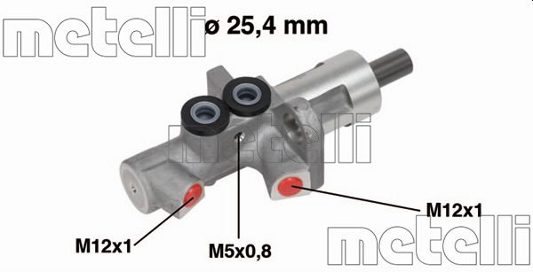 Metelli Hoofdremcilinder 05-0613