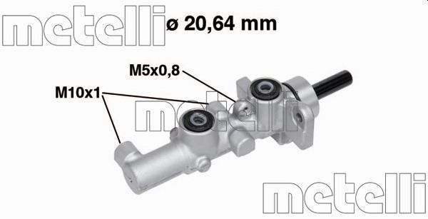 Metelli Hoofdremcilinder 05-0734