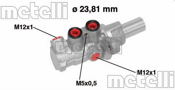 Metelli Hoofdremcilinder 05-0749