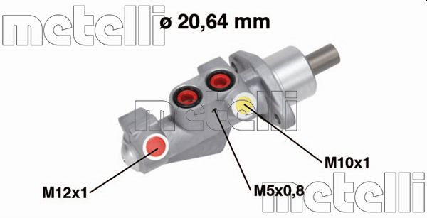 Metelli Hoofdremcilinder 05-0750