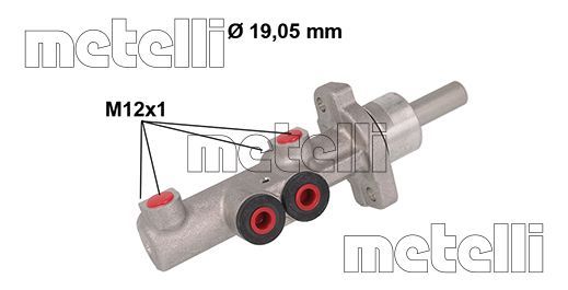 Metelli Hoofdremcilinder 05-0882