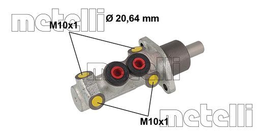 Metelli Hoofdremcilinder 05-0883