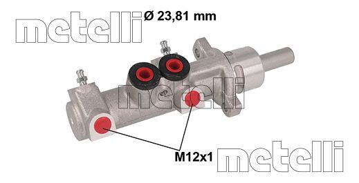 Metelli Hoofdremcilinder 05-0901