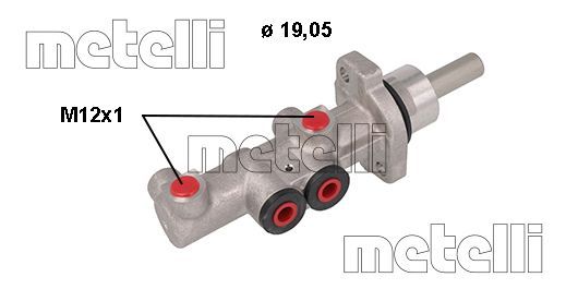 Metelli Hoofdremcilinder 05-1117