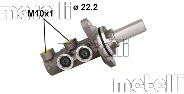 Metelli Hoofdremcilinder 05-1165