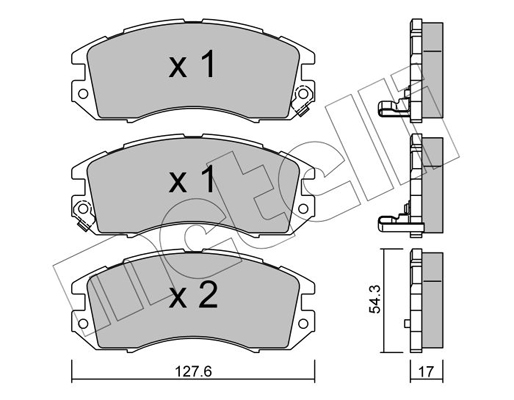 Metelli Remblokset 22-0135-0