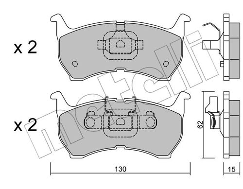 Metelli Remblokset 22-0231-0