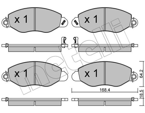 Metelli Remblokset 22-0536-0