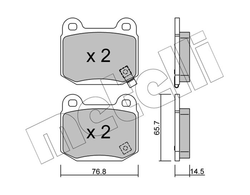 Metelli Remblokset 22-0739-0