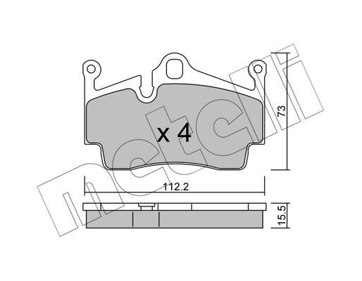 Metelli Remblokset 22-0894-0