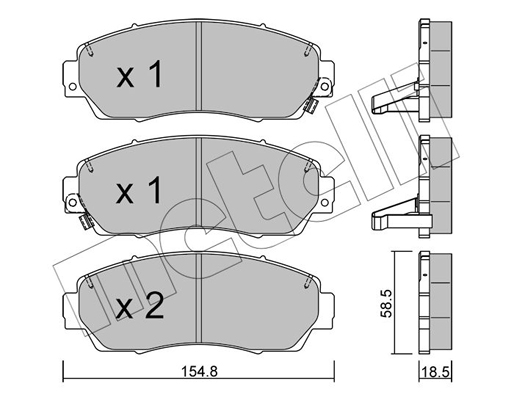 Metelli Remblokset 22-0903-0