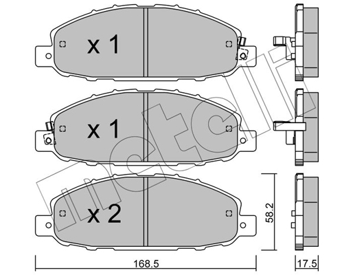 Metelli Remblokset 22-0904-0