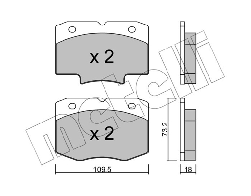 Metelli Remblokset 22-0926-0