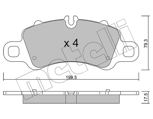 Metelli Remblokset 22-1254-0