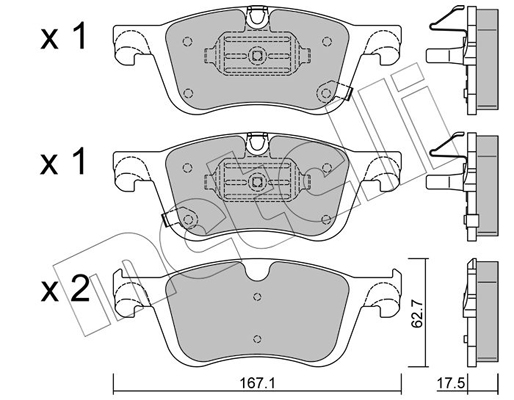 Metelli Remblokset 22-1365-0