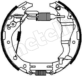 Metelli Remschoen set 51-0208