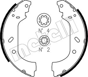 Metelli Remschoen set 53-0074