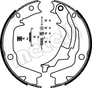 Metelli Remschoen set 53-0186K