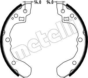 Metelli Remschoen set 53-0217